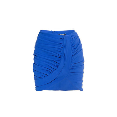 Balmain Mini Gedrapeerde Rok