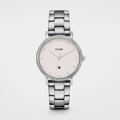 Cluse Zilveren Horloge van Roestvrij Staal