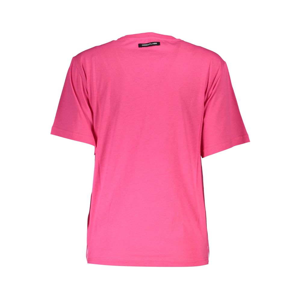 Hauts et t-shirts en coton rose Cavalli Class