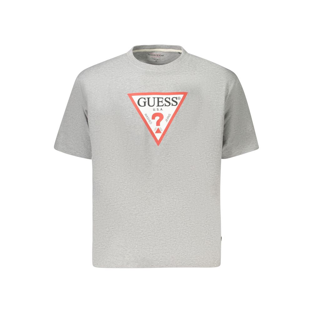 Guess Jeans Grijs Katoenen Dames T-shirt
