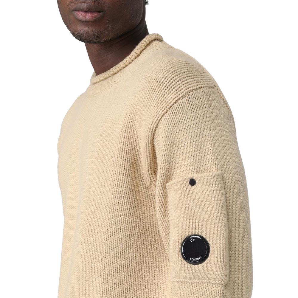 Pull en laine beige CP Company