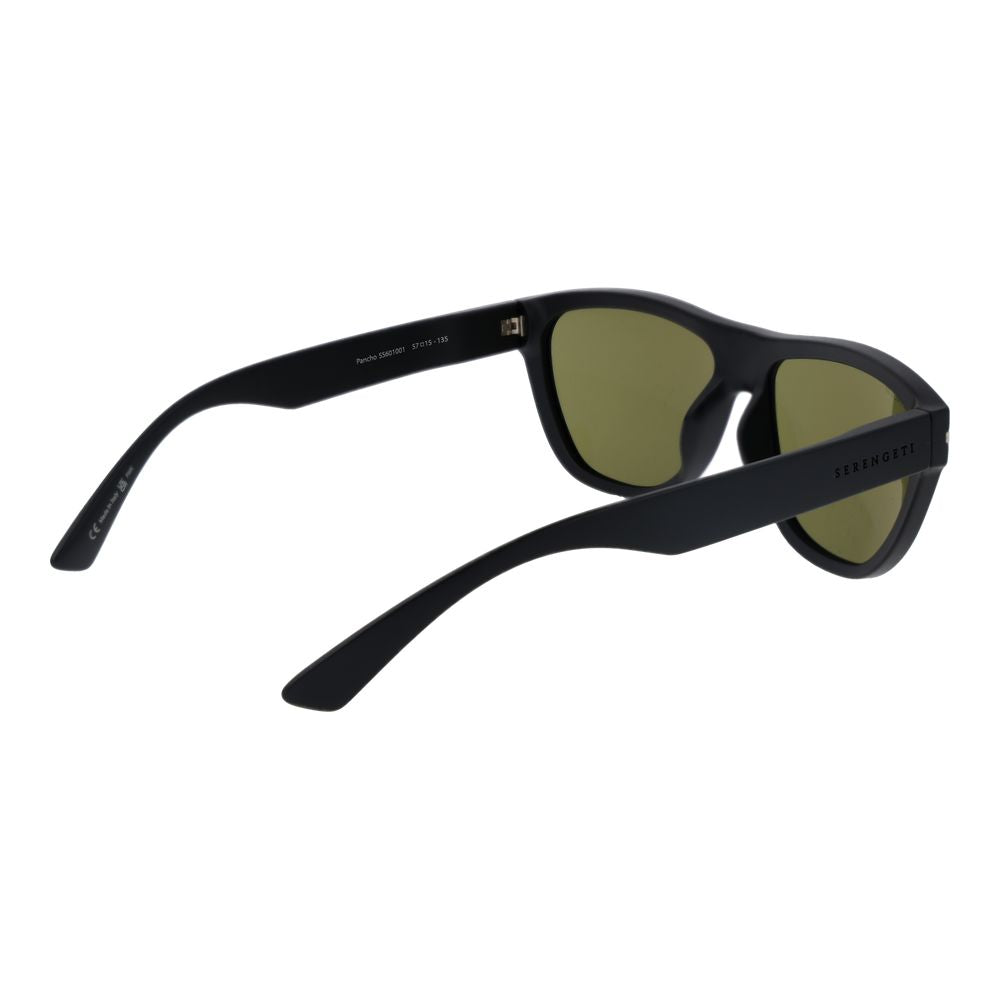 Lunettes de soleil unisexes noires Serengeti