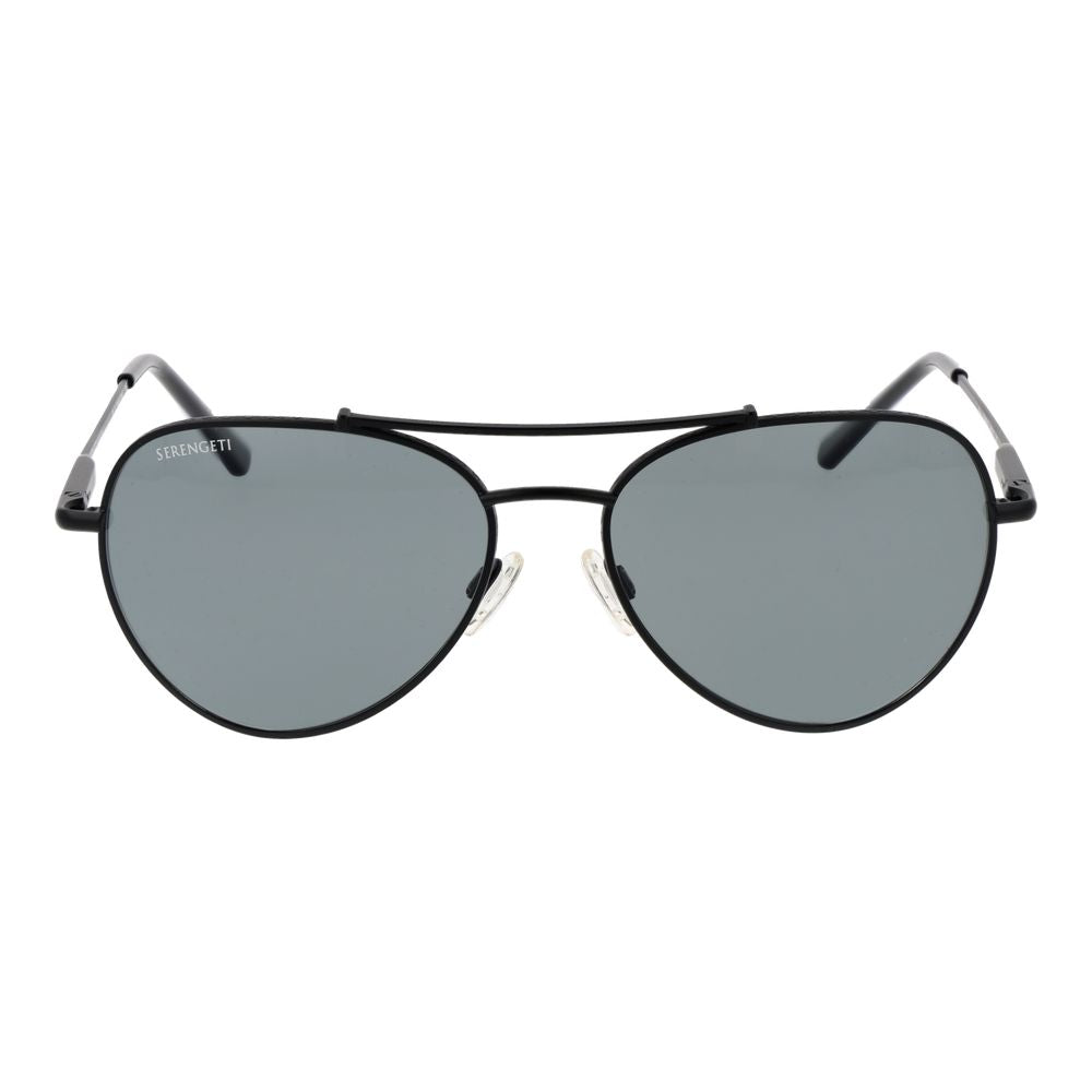 Lunettes de soleil unisexes noires Serengeti