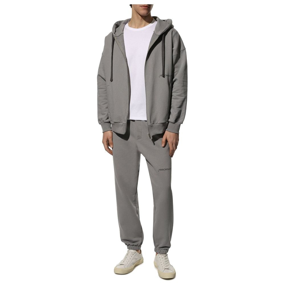 Hinnominate Grijze Katoenen Heren Hoodie