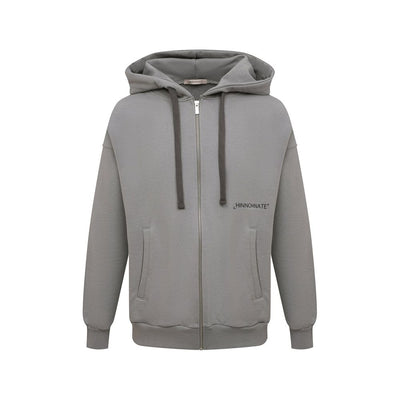 Hinnominate Grijze Katoenen Heren Hoodie