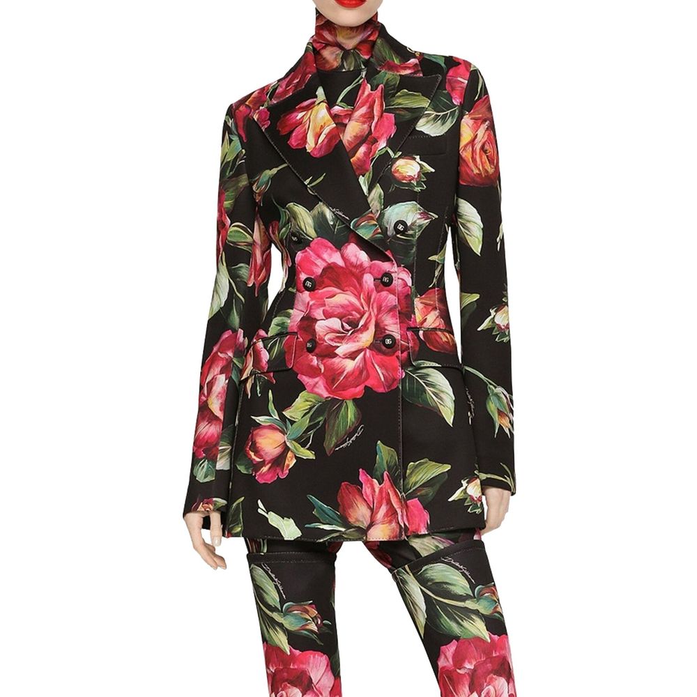 Blazer à imprimé fleuri Dolce &amp; Gabbana