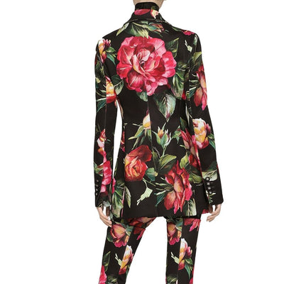 Blazer à imprimé fleuri Dolce &amp; Gabbana