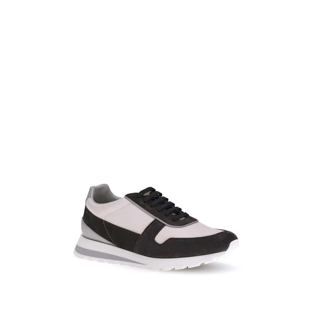 Brunello Cucinelli leren sneakers