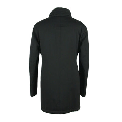 Veste en laine noire fabriquée en Italie
