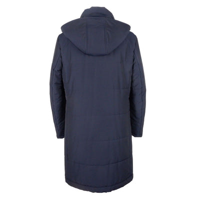 Imperméable homme en laine bleue fabriqué en Italie