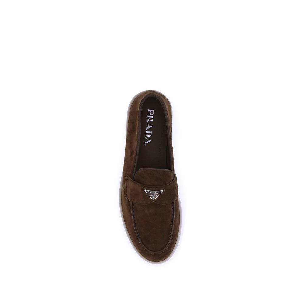 Prada suède loafers