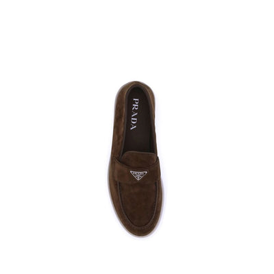 Prada suède loafers