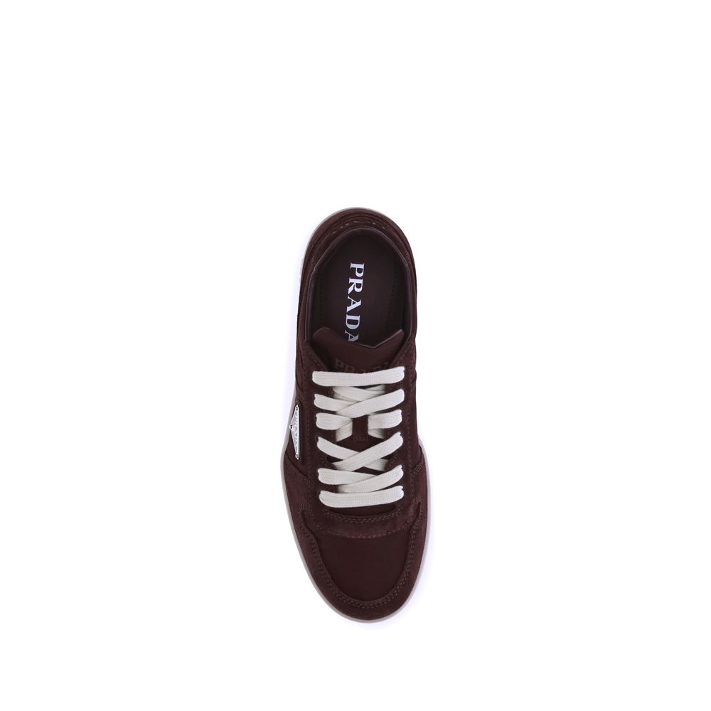 Prada Suède leren sneakers