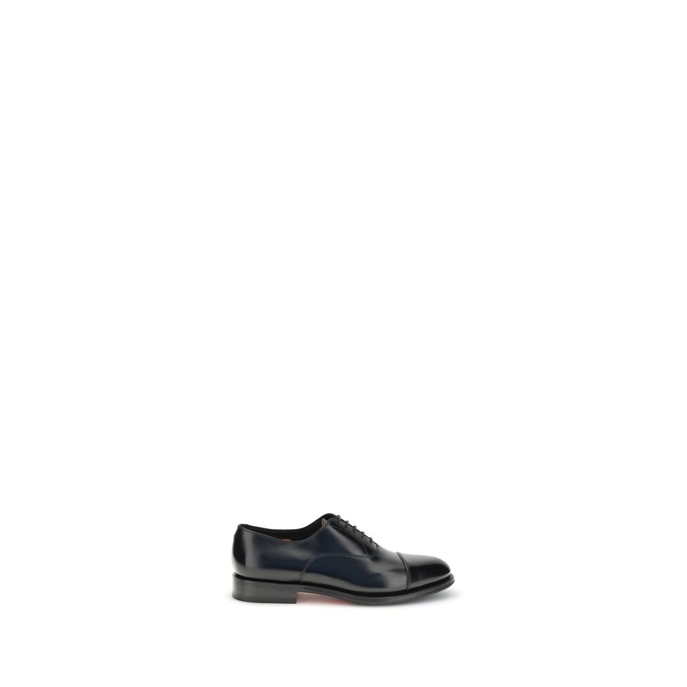 Chaussures à lacets en cuir Santoni