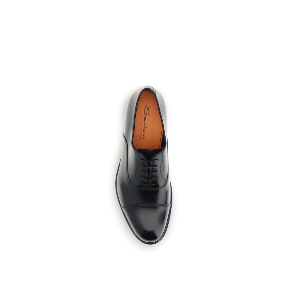 Chaussures à lacets en cuir Santoni