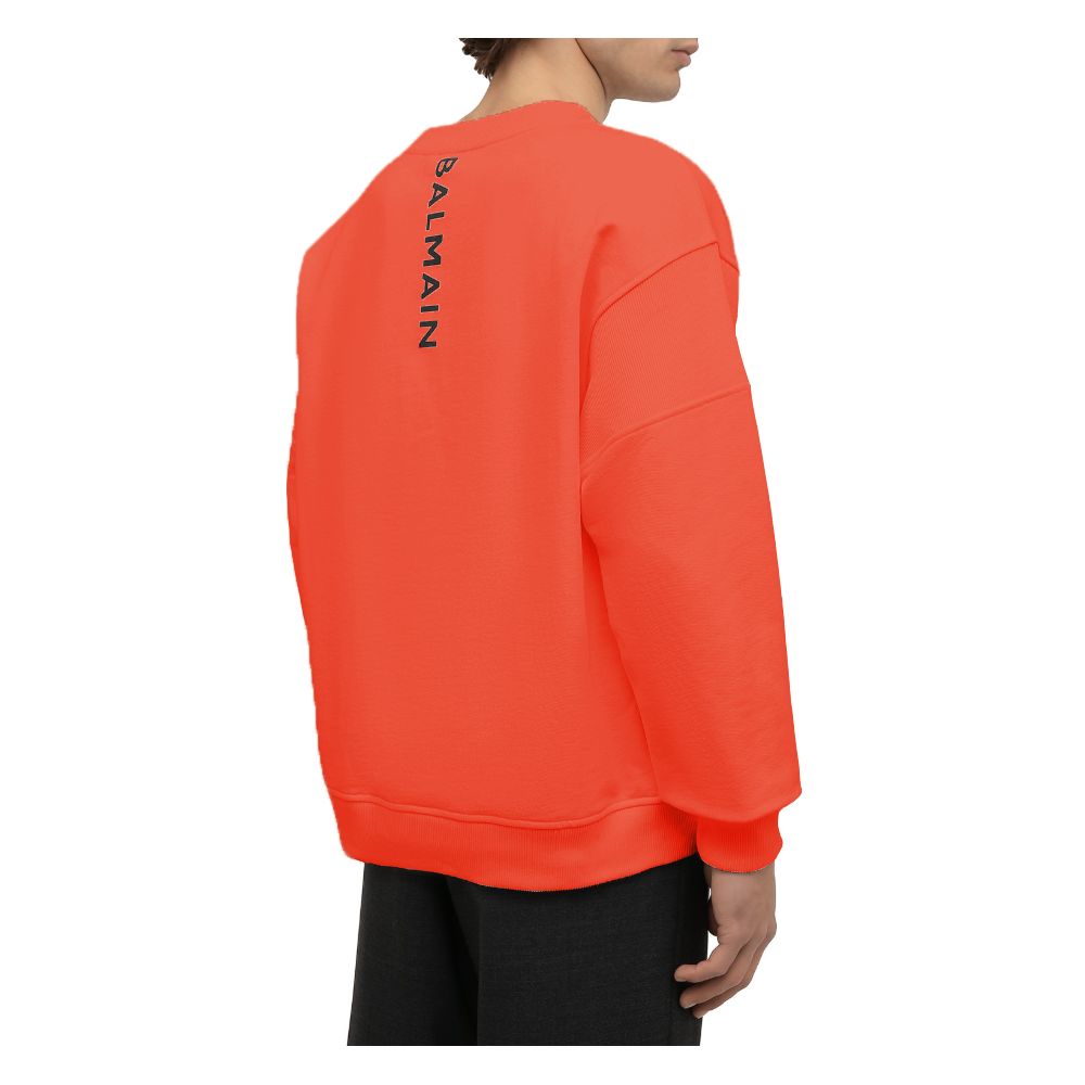 Balmain Oranje Katoenen Trui