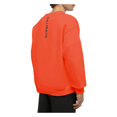 Balmain Oranje Katoenen Trui