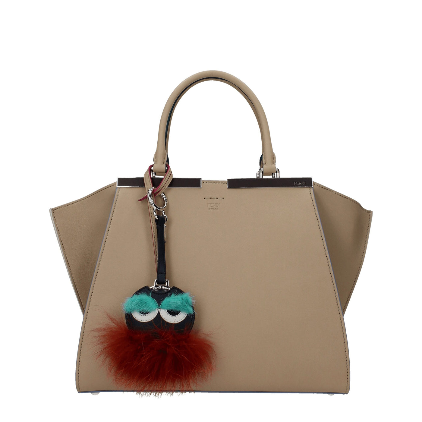 Fendi Multicolor Bont Sleutelhangers