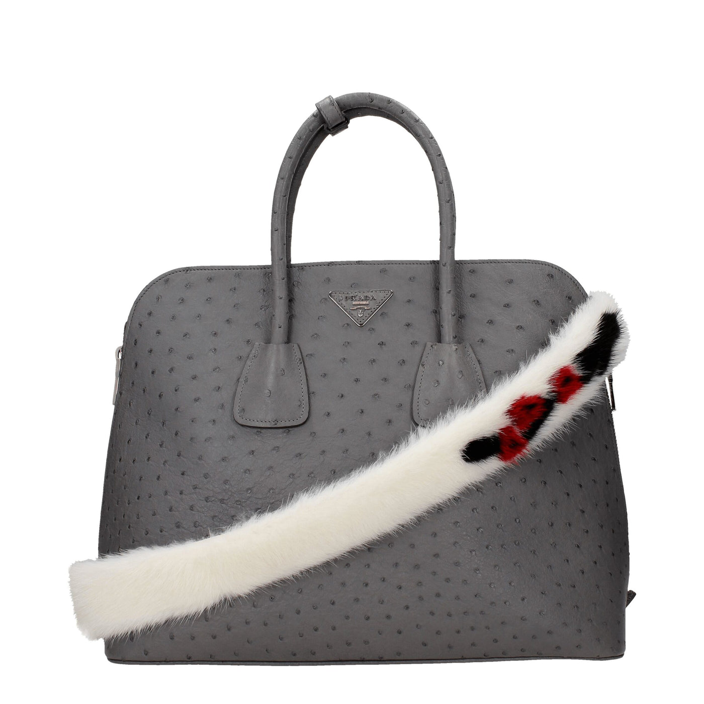 Prada witte leren schoudertassen