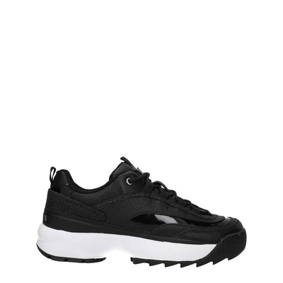 Guess Zwarte Polyethyleen Chunky Sneakers