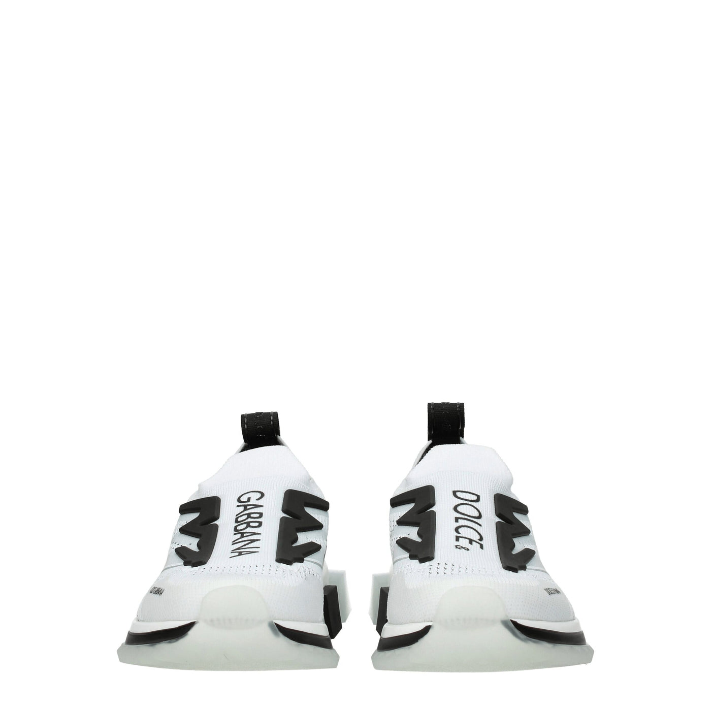 Dolce &amp; Gabbana witte stoffen sportschoenen