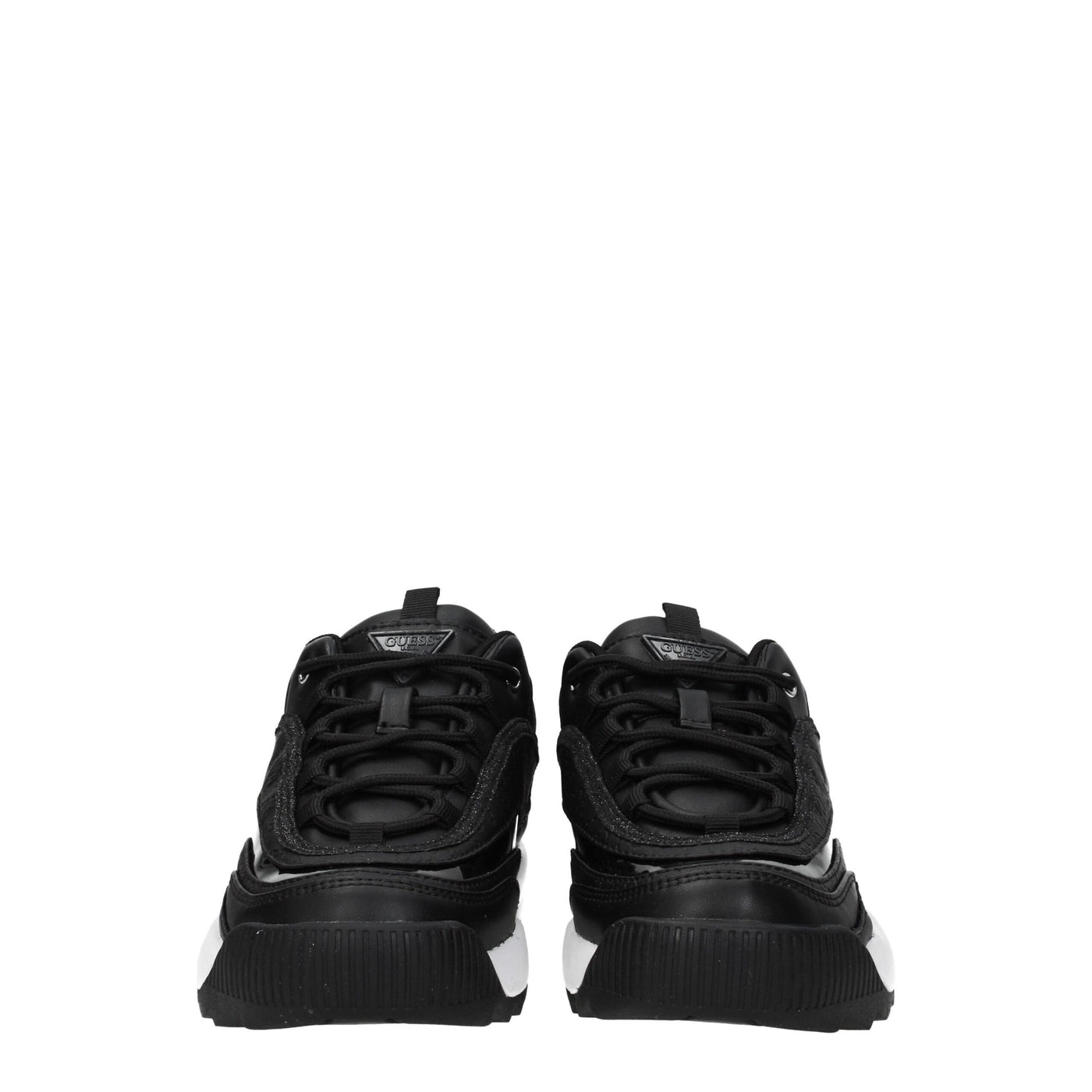 Guess Zwarte Polyethyleen Chunky Sneakers