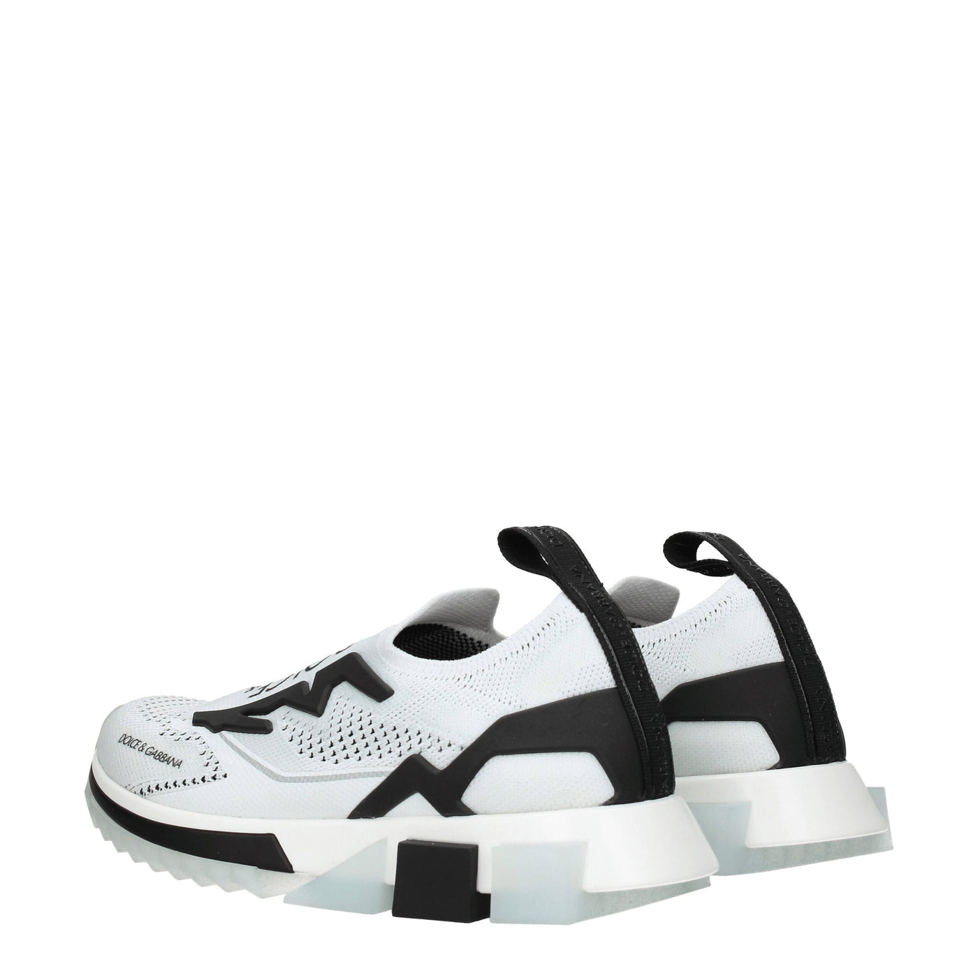 Dolce &amp; Gabbana witte stoffen sportschoenen