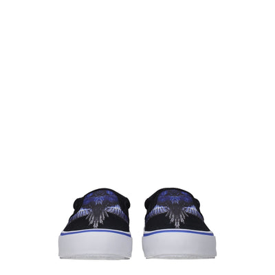 Marcelo Burlon Zwarte Stoffen Instappers