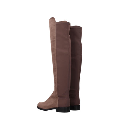 Cuissardes en cuir marron Stuart Weitzman