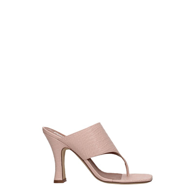 Paris Texas roze leren stiletto hakken sandalen