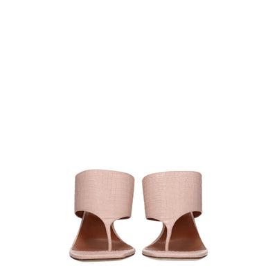 Paris Texas roze leren stiletto hakken sandalen