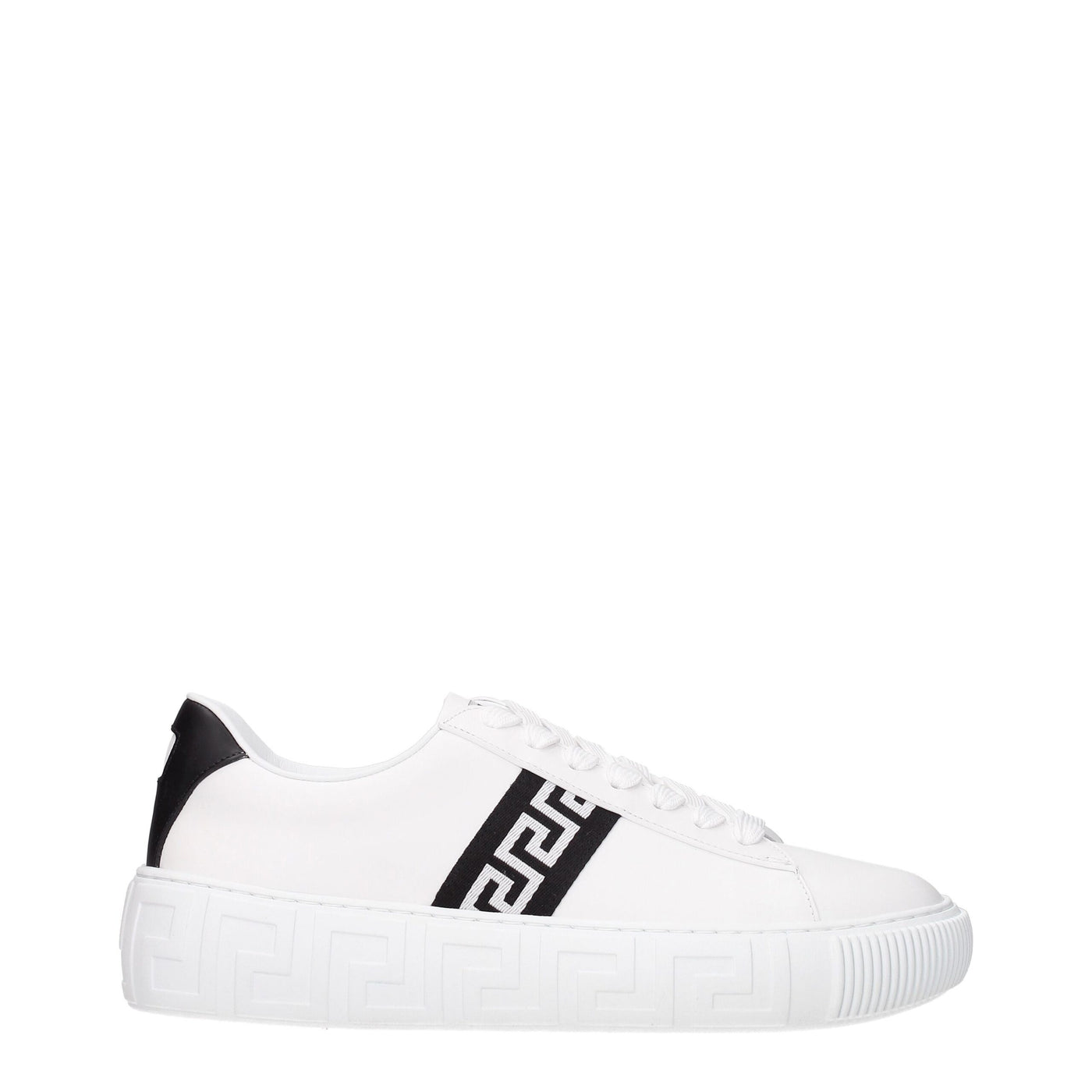 Versace witte leren sneakers