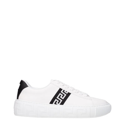 Versace witte leren sneakers