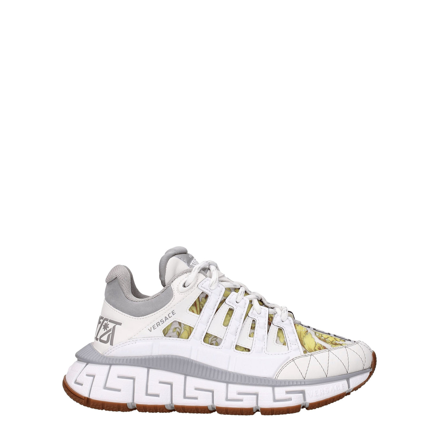 Versace witte leren sportschoenen