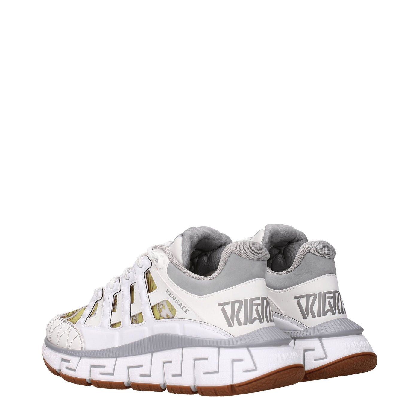 Versace witte leren sportschoenen