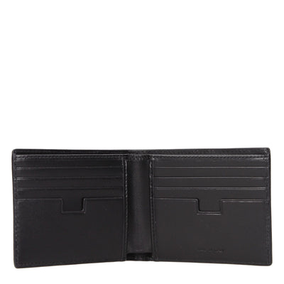 Testoni Black Leather Wallets