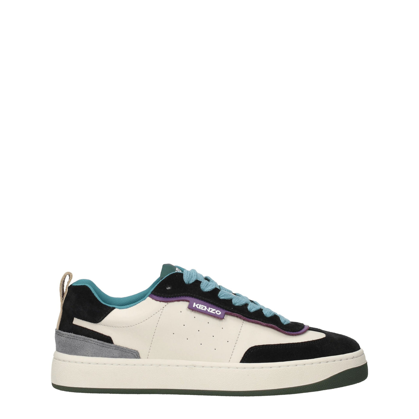 Baskets basses en cuir multicolore Kenzo
