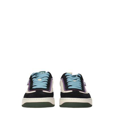 Baskets basses en cuir multicolore Kenzo