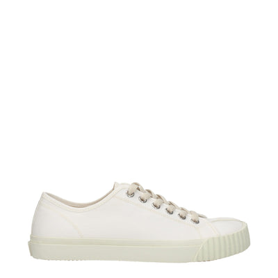 Maison Margiela Witte Stoffen Lage Toppen