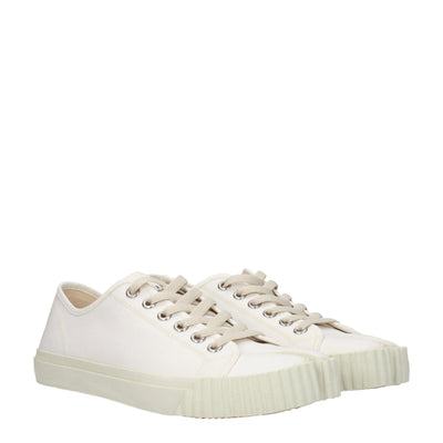 Maison Margiela Witte Stoffen Lage Toppen