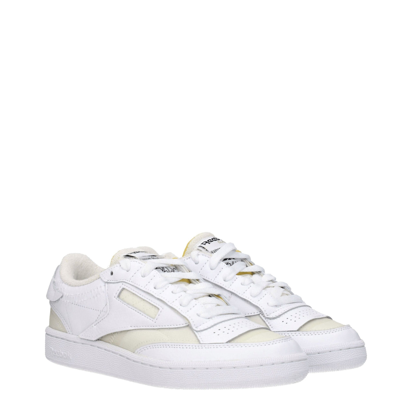 Maison Margiela Witte Stoffen Lage Toppen