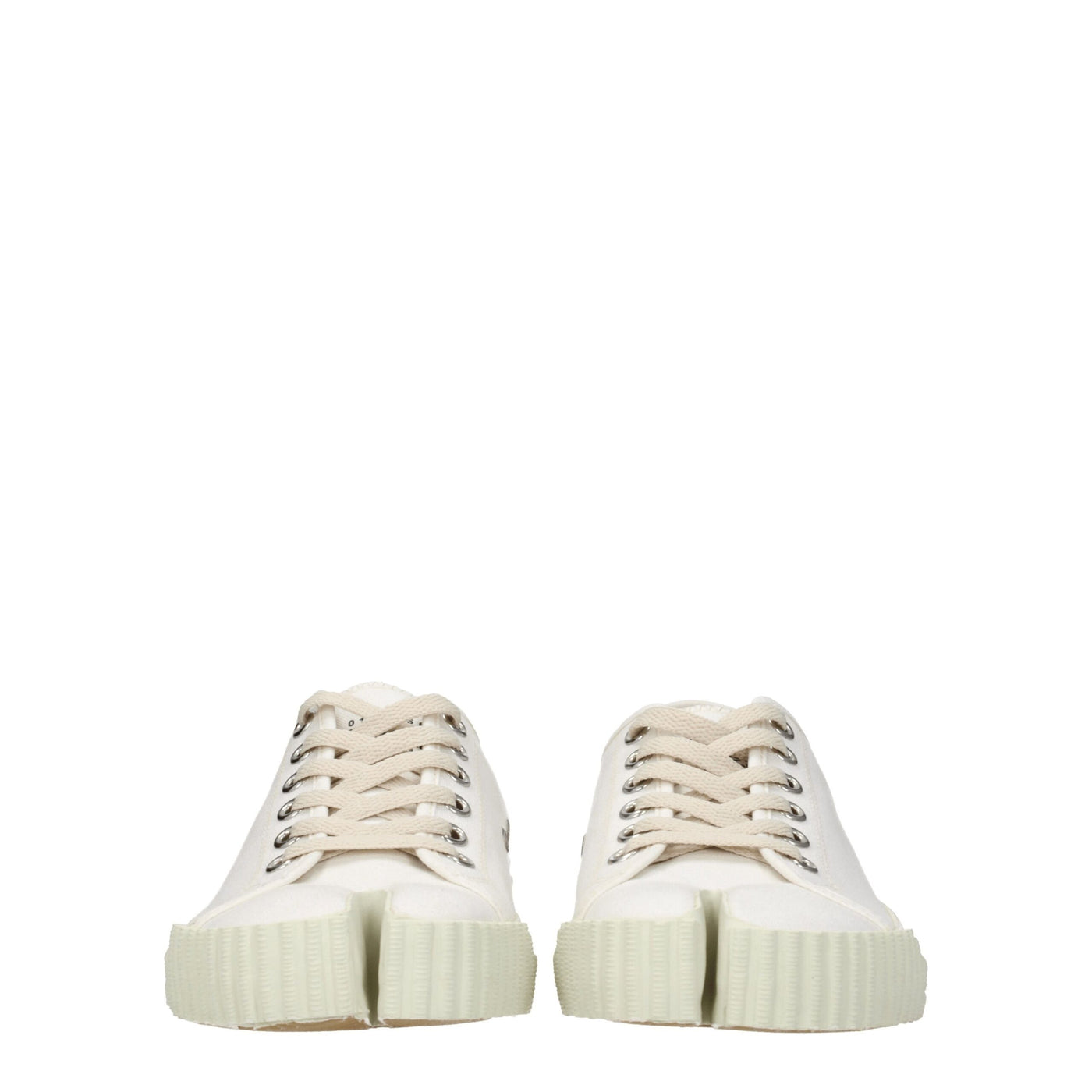 Maison Margiela Witte Stoffen Lage Toppen