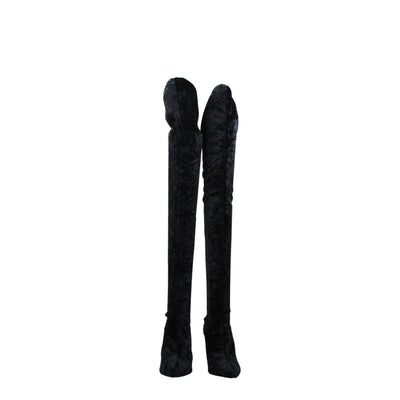 Paris Texas Black Velvet Over The Knee