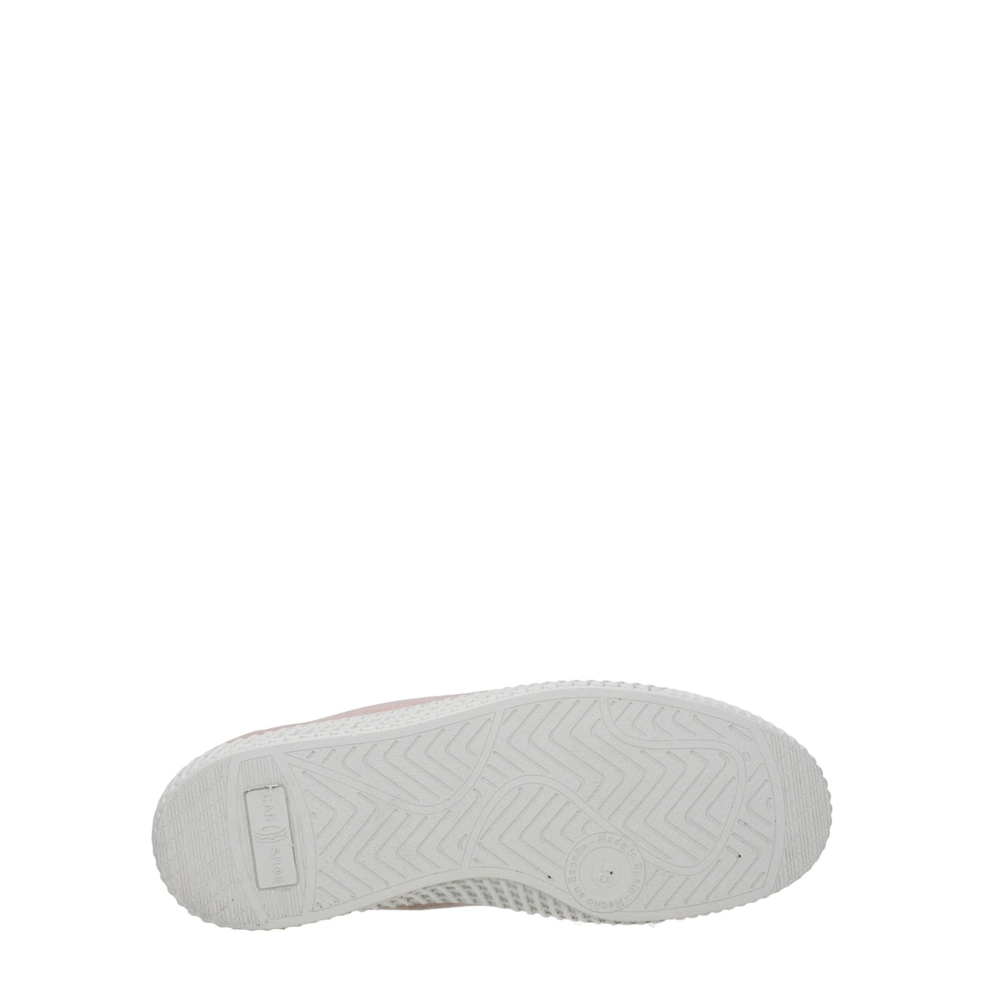 Car Shoe Pink Fabric Low Tops
