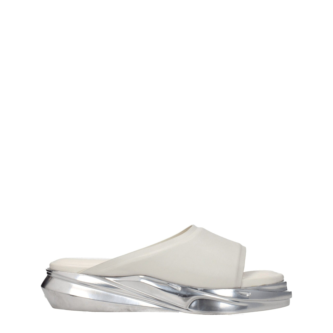 Alyx Grijze Leren Pantoffels Sandalen