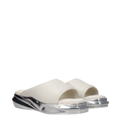 Alyx Grijze Leren Pantoffels Sandalen
