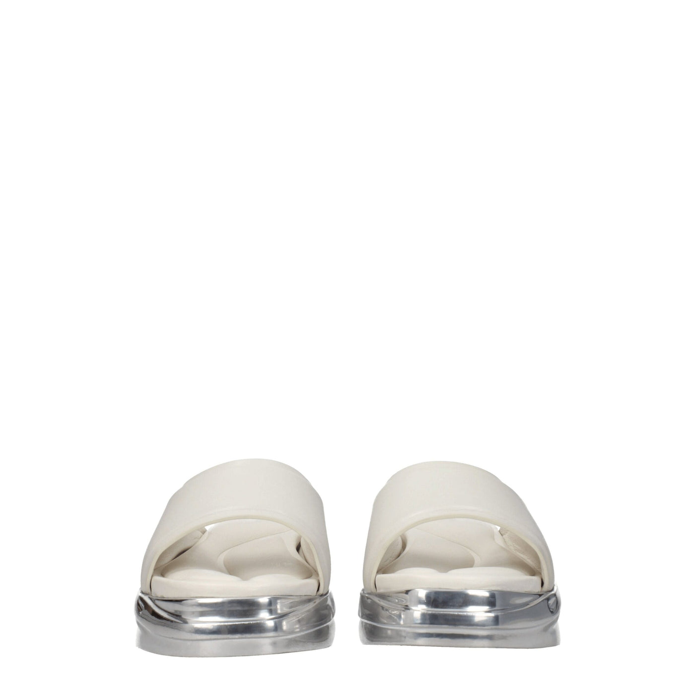 Alyx Grijze Leren Pantoffels Sandalen