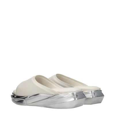 Alyx Grijze Leren Pantoffels Sandalen