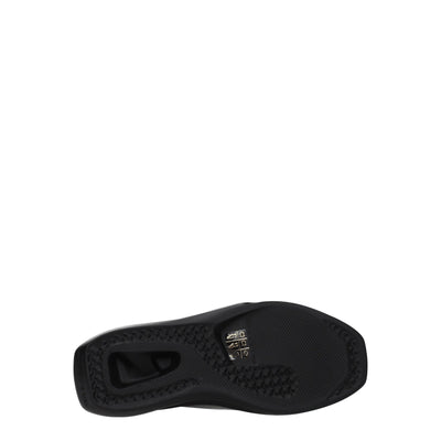 Alyx Zwarte Leren Pantoffels Sandalen