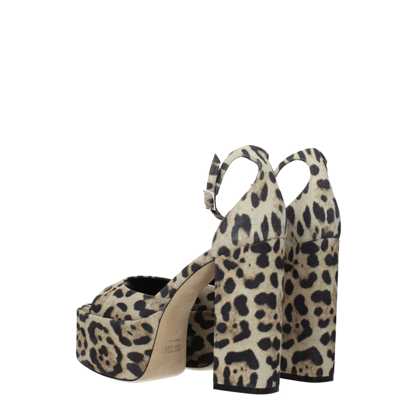 Paris Texas Beige leren plateaus